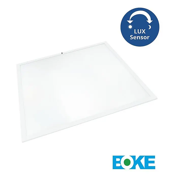 ENOVALITE LED Panel 30 W 4000 K neutralweiß -  - Weißes, quadratisches LED-Panel mit integriertem LUX-Sensor.