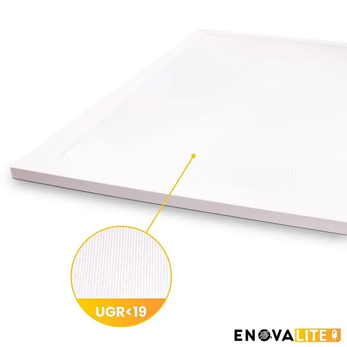 ENOVALITE LED Panel 36 W 4000 K neutralweiß -  - Weißes LED-Panel mit texturierter Oberfläche, UGR<19 (geringe Blendung).