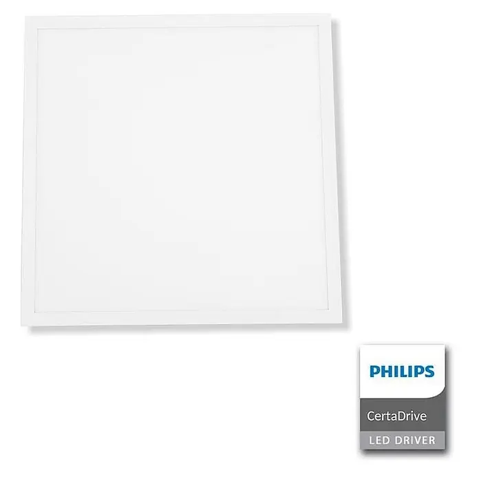 ENOVALITE LED Panel 36 W 4000 K neutralweiß -  - Weißes, quadratisches LED-Panel mit Philips CertaDrive LED Driver Logo.
