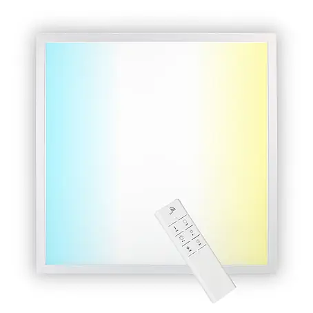 ENOVALITE LED Panel 36 W 3000 K, 4000 K, 6000 K einstellbar in warm-, neutral- und kaltweiß (CCT) dimmbar