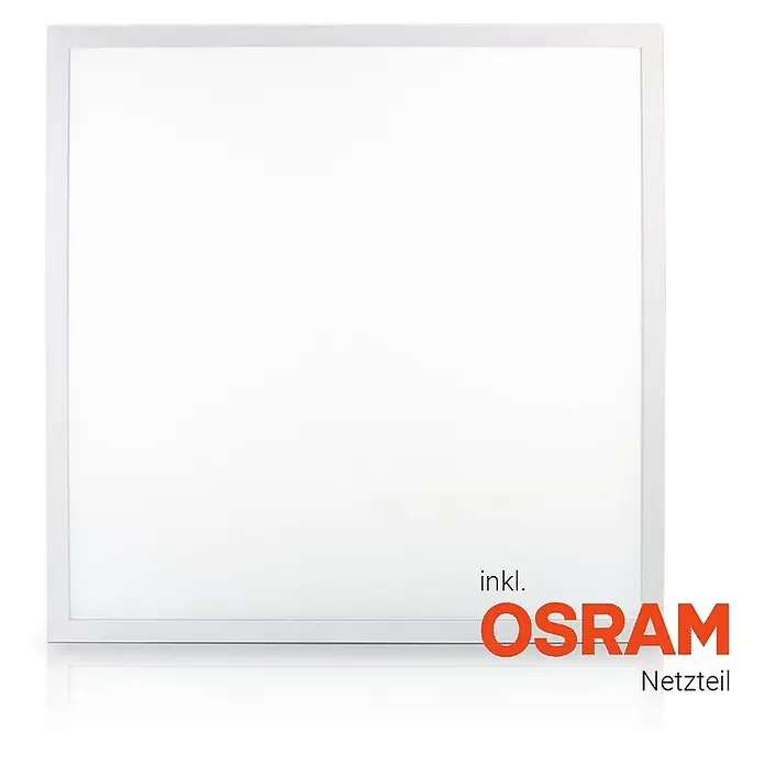 ENOVALITE LED Panel 36 W 4000 K neutralweiß -  - Weißes quadratisches LED-Panel mit inkludiertem OSRAM Netzteil.
