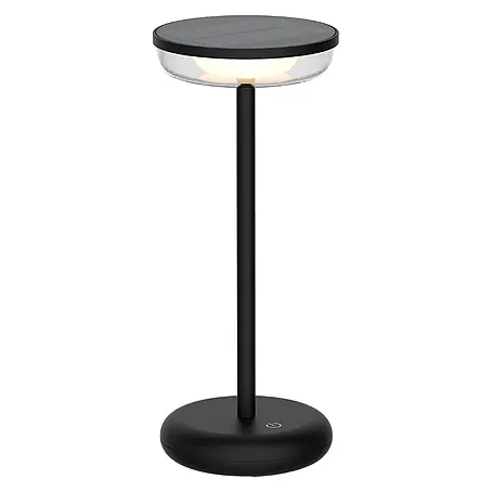 ENOVALITE LED Tischleuchte 2 W 2700 K warmweiß schwarz IP44 dimmbar