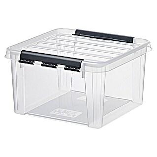 SmartStore Opbergbox Classic (l x b x h: 28 x 28 x 17 cm, Kunststof, Transparant)