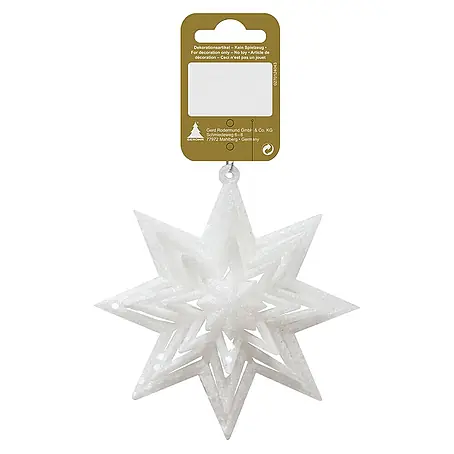 Geroma  Christbaumschmuck Glitzerstern