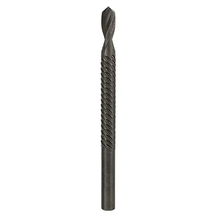 Craftomat Holzbohrer - 1 Stk., Durchmesser Bohrer: 6 mm, Länge: 85 mm - Ein Bohrer mit spiralförmigen Rillen, der für präzise Bohrarbeiten verwendet wird. Ideal für Holz, Kunststoff und Metall.