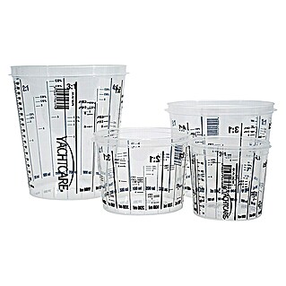 Yachtcare Leer-Mischeimer (750 ml, Kunststoff, Transparent)