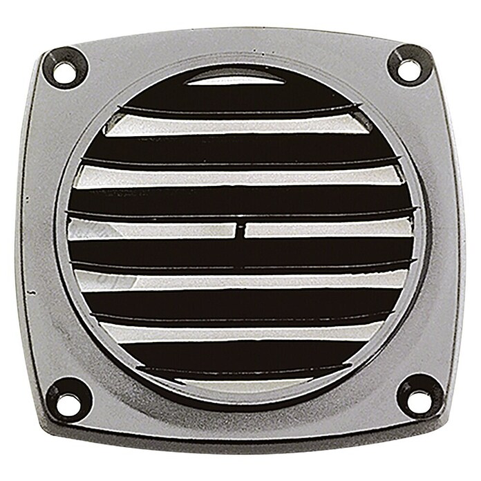 Talamex Ventilatierooster 94 x 94 mm (94 x 94 mm, Zwart)
