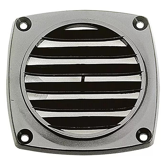 Talamex Lüfterrost - 92 x 92 mm, Schwarz, Schlauchdurchmesser: 75 mm