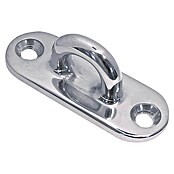 Marinetech Placa de cubierta (75 x 22 mm, Acero inoxidable, A4)