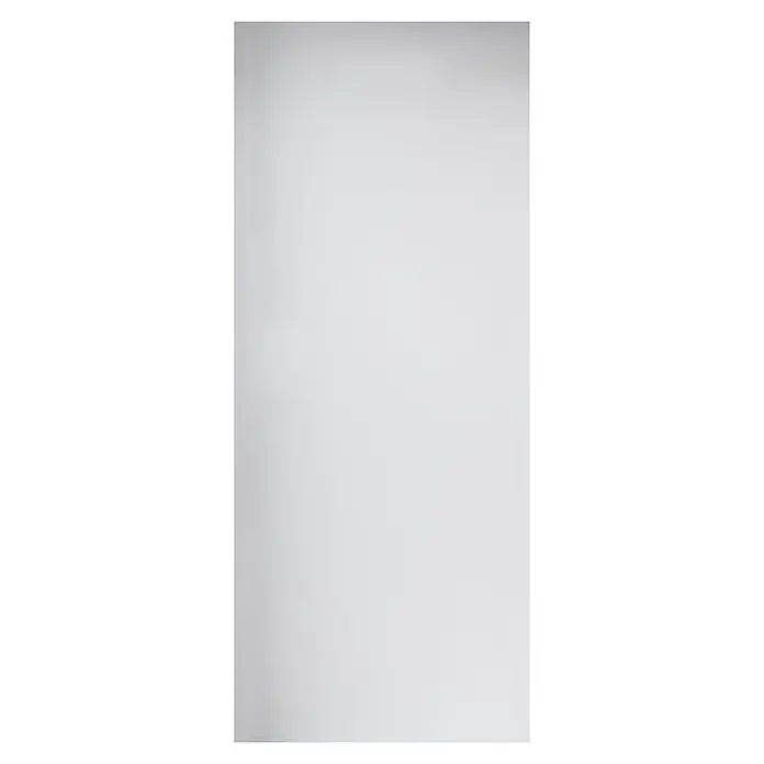 Diamond Doors Glasdrehtür Luminato - 834 x 1.972 mm, DIN Rechts, Einscheibensicherheitsglas (ESG), Bandbohrung/Bänder: Studio 2-teilig - Schlichte, weiße Zimmertür. Die glatte Oberfläche und die klare Farbe machen sie zu einer vielseitigen Wahl für jedes Interieur.