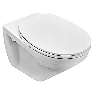Villeroy & Boch Hangend Toilet Omnia Pro (Met spoelrand, Voorzien van standaardglazuur, Spoelvorm: Diep, Uitlaat toilet: Horizontaal, Wit)