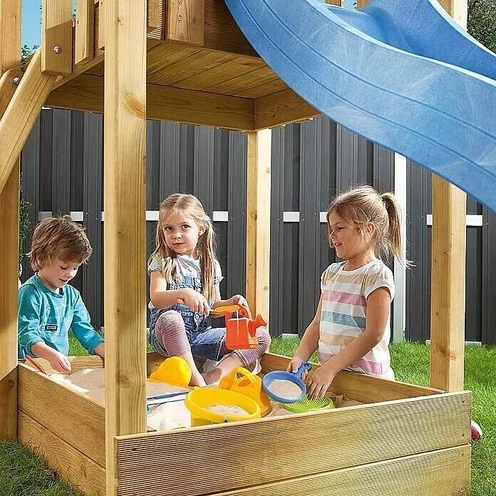 Kinderspielturm Max - L x B x H: 120 x 177 x 302 cm