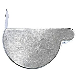 Sarei Rinnenendstück Links (Nennweite: 80 mm, Links, Aluminium)
