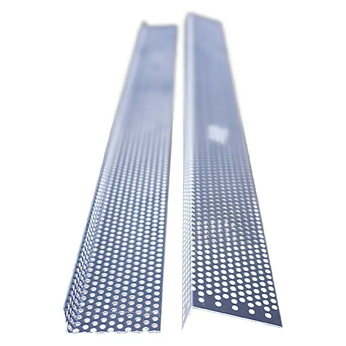 Sarei Lochblechprofil - Typ: HG 12, 1.000 x 73 x 25 mm, Aluminium - Zwei gelochte Metallprofile in L-Form, ideal für Bau- und Renovierungsarbeiten. Robuste und vielseitige Metallwinkel.