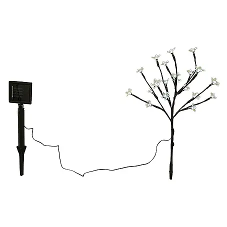 LED Solar Stick Flower klar 20 flg.