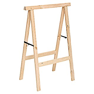 Astigarraga Houten schraag (Draagvermogen: 600 kg, Hoogte: 100 cm, Grenen, Naturel)