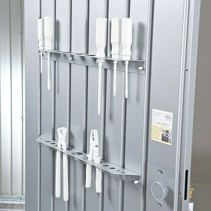 Biohort Werkzeughalter (Passend für: Biohort Gerätehaus AvantGarde, Silber Metallic, 2 Stk.)