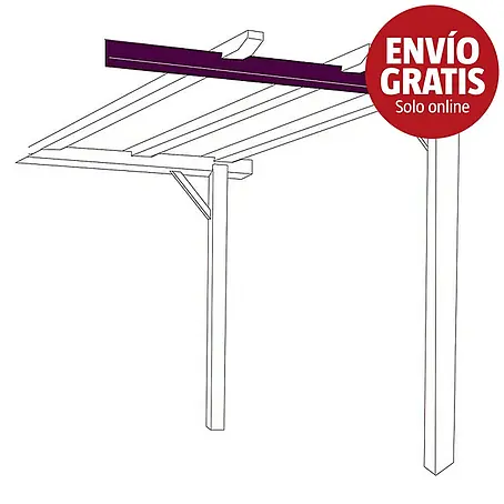 Nortene  Listón de madera para pérgola