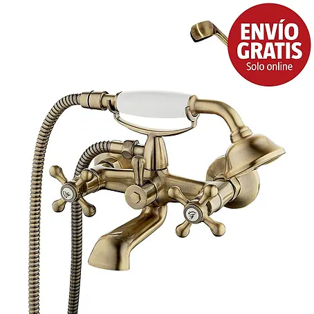 Rousseau Glamour Grifo monomando de bañera bimando