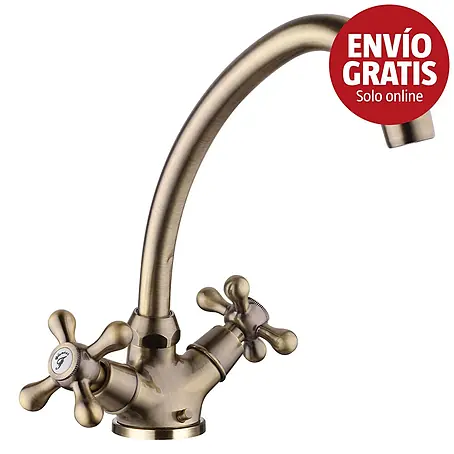 Rousseau Glamour Grifo de lavabo bimando