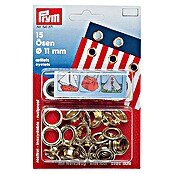 Ronde kous (11 mm, Messing, 15 stk.)