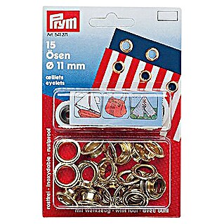 Ronde kous (11 mm, Messing, 15 st.)