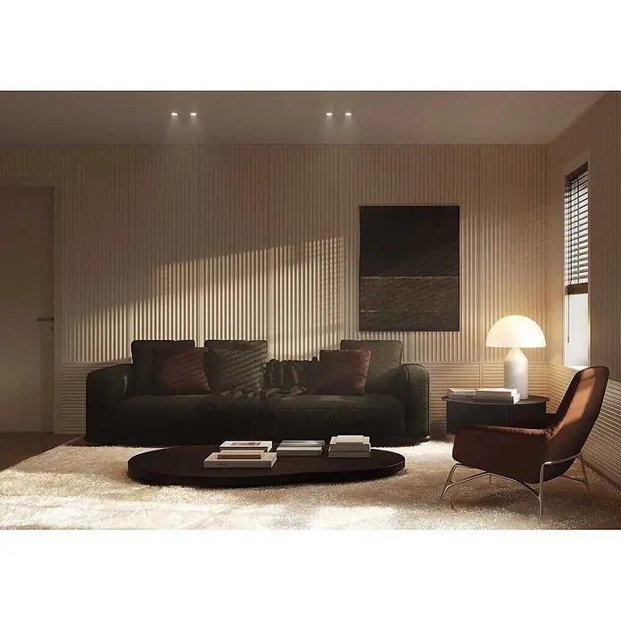 NOEL & MARQUET Wandleiste WL1 LxBxH: 200 x 1.8 x 3.8 cm 1 Stk. weiß - 