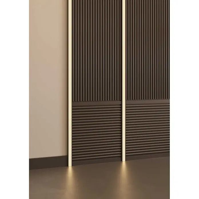 NOEL & MARQUET Wandleiste WL1 LxBxH: 200 x 1.8 x 3.8 cm 1 Stk. weiß - 