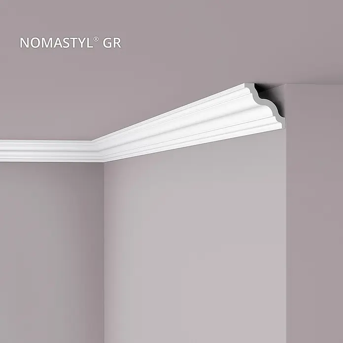 NOEL & MARQUET Eckleiste GR LxBxH: 200 x 8 x 8.5 cm 1 Stk. weiß - 