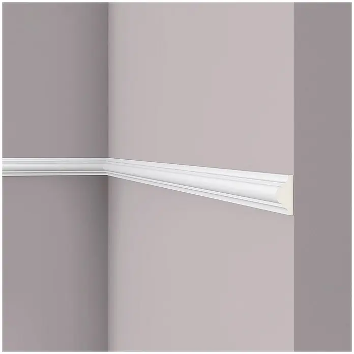 NOEL & MARQUET Wandleiste Z10 LxBxH: 200 x 1.8 x 3.8 cm 1 Stk. weiß - 