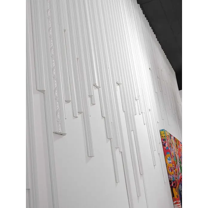 NOEL & MARQUET Wandleiste Z10-box LxBxH: 200 x 1.8 x 3.8 cm 50 Stk. weiß - 