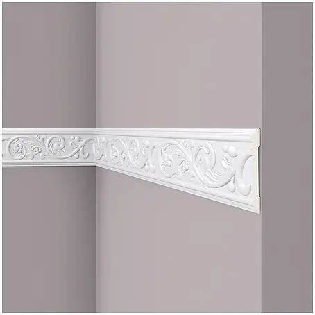 NOEL & MARQUET Wandleiste Z12 LxBxH: 200 x 1.4 x 12.5 cm 1 Stk. weiß