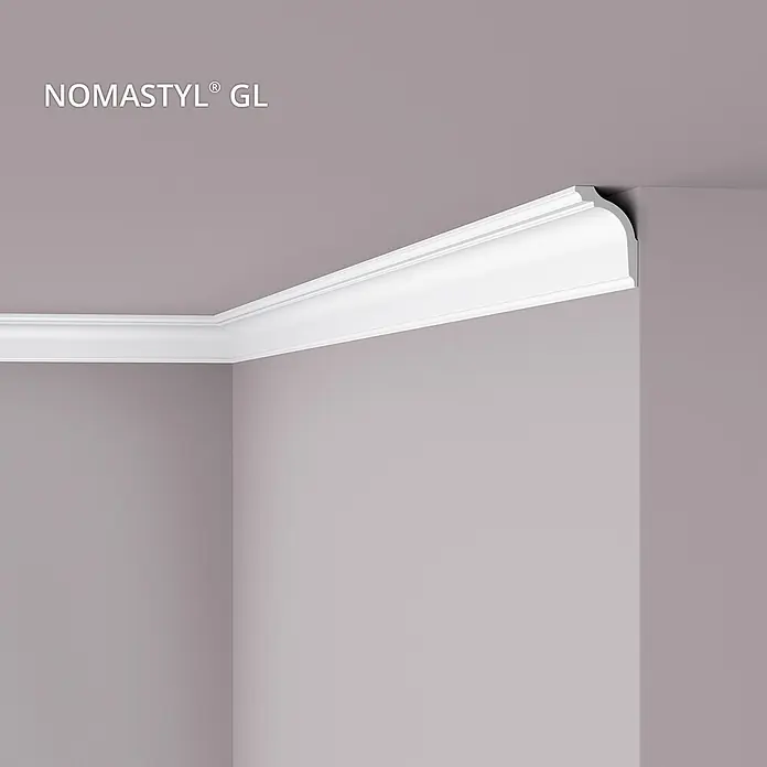 NOEL & MARQUET Eckleiste GL LxBxH: 200 x 6 x 8.5 cm 1 Stk. weiß - 