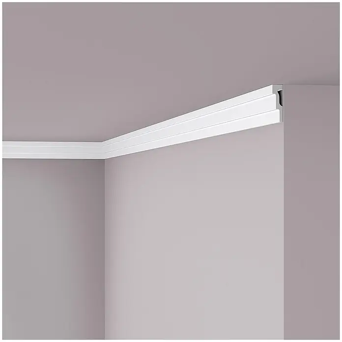 NOEL & MARQUET Eckleiste M2 LxBxH: 200 x 1.8 x 5.9 cm 1 Stk. weiß - 