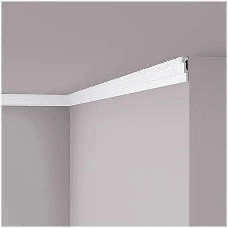NOEL & MARQUET Eckleiste M2 LxBxH: 200 x 1.8 x 5.9 cm 1 Stk. weiß
