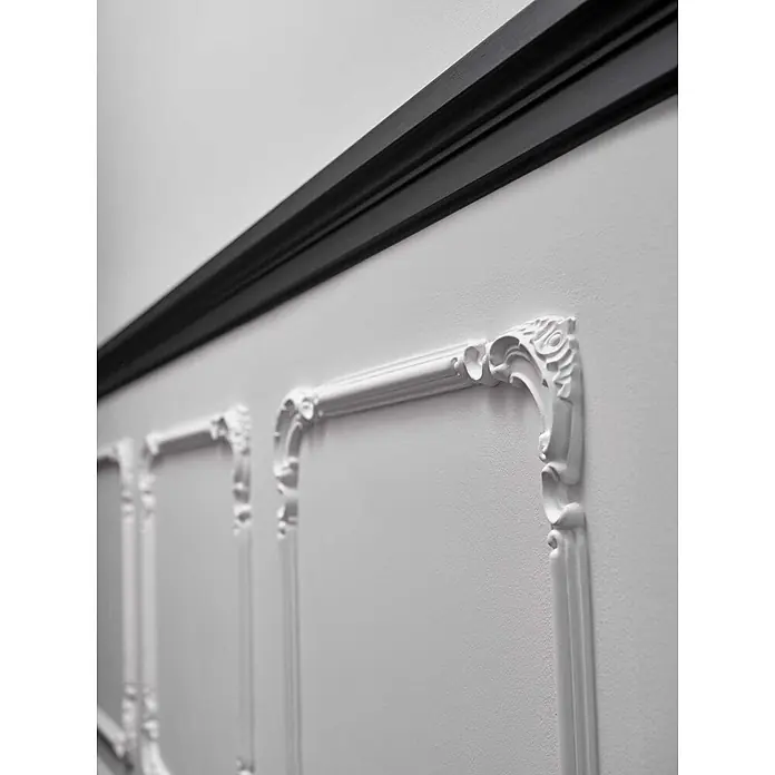 NOEL & MARQUET Wandleiste WL4-box LxBxH: 200 x 4 x 10 cm 8 Stk. weiß - 