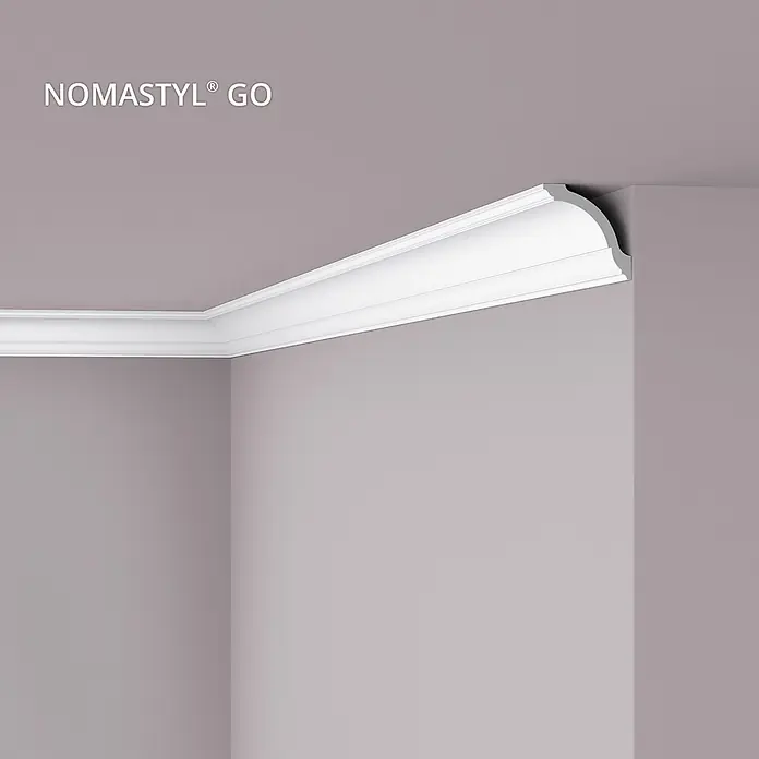 NOEL & MARQUET Eckleiste GO LxBxH: 200 x 8 x 8 cm 1 Stk. weiß - 