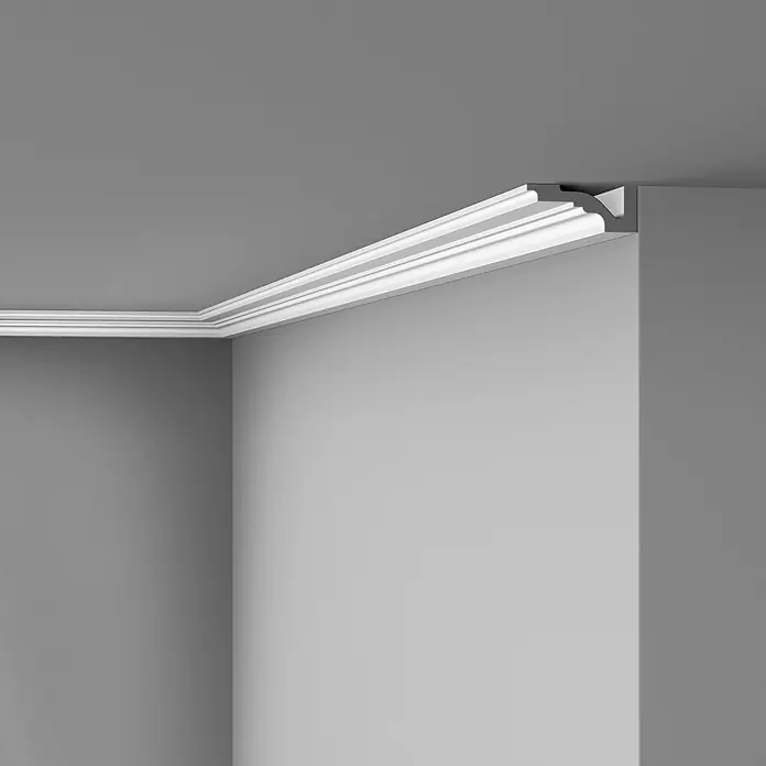 NOEL & MARQUET Wandleiste WL4-box LxBxH: 200 x 4 x 10 cm 8 Stk. weiß - 