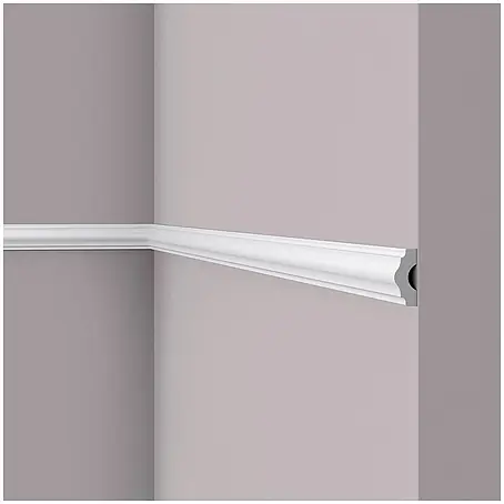 NOEL & MARQUET Wandleiste WL3 LxBxH: 200 x 1.6 x 3.8 cm 1 Stk. weiß