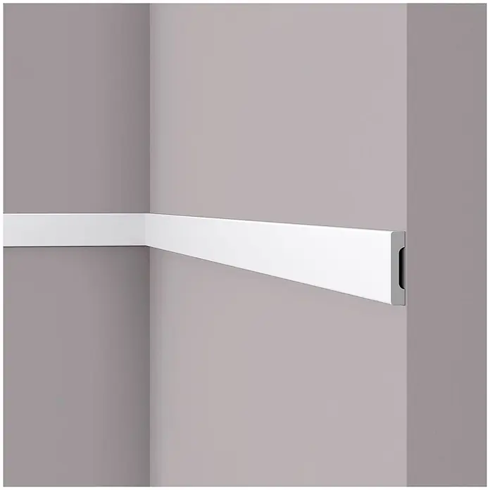 NOEL & MARQUET Wandleiste WD4 LxBxH: 200 x 1.2 x 5.8 cm 1 Stk. weiß - 