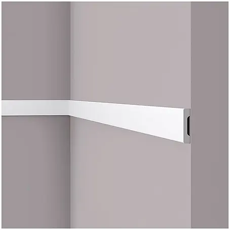 NOEL & MARQUET Wandleiste WD4 LxBxH: 200 x 1.2 x 5.8 cm 1 Stk. weiß