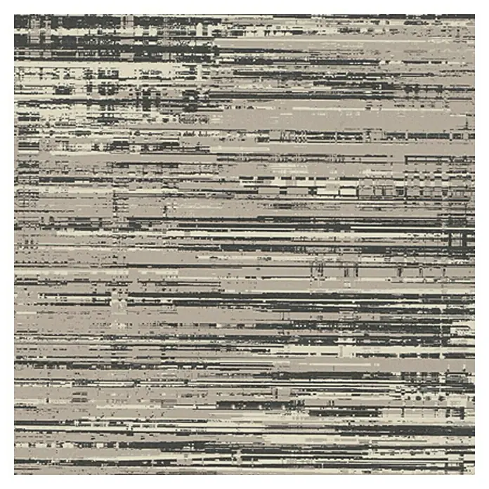 Resopal Canto de PVC - Rhythm & Blues, 180 x 4,4 cm - Arte de pared abstracto con líneas horizontales y varios tonos de gris, perfecto para espacios modernos.