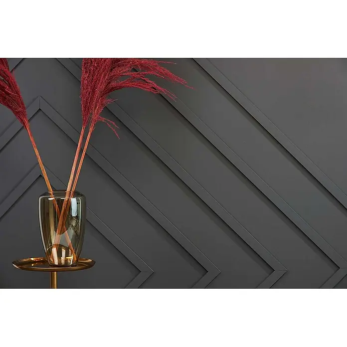 NOEL & MARQUET Wandleiste WD5-box LxBxH: 200 x 1 x 3.8 cm 36 Stk. weiß - 