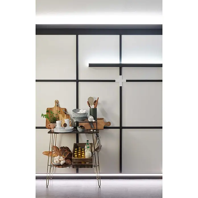 NOEL & MARQUET Wandleiste WD5-box LxBxH: 200 x 1 x 3.8 cm 36 Stk. weiß - 