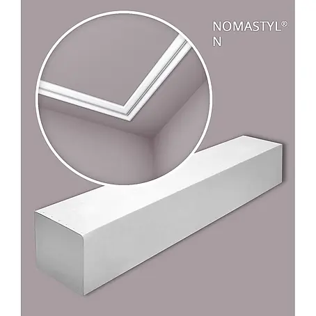 NOEL & MARQUET Wandleisten N-box LxBxH: 200 x 7 x 2 cm 50 Stk. weiß