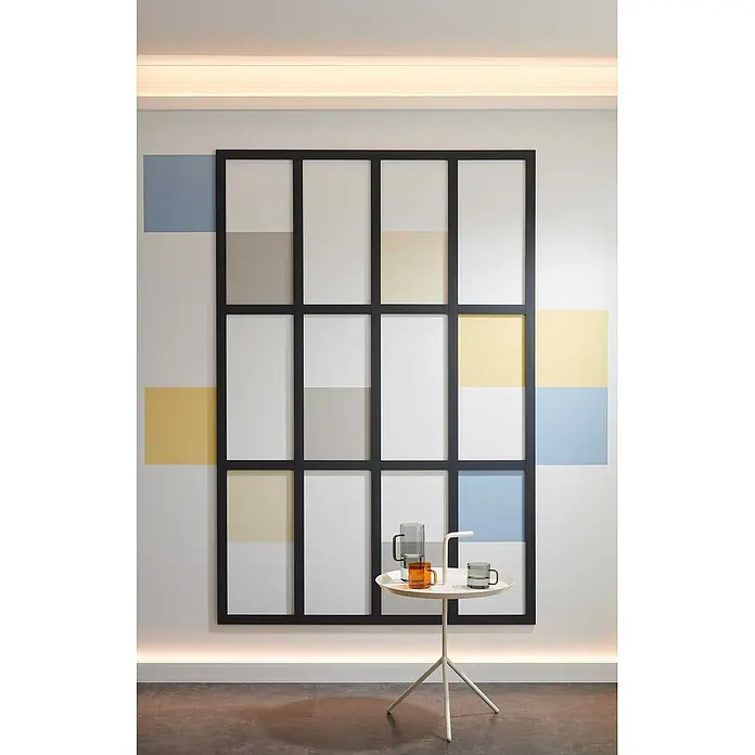 NOEL & MARQUET Wandleiste WD5-box LxBxH: 200 x 1 x 3.8 cm 36 Stk. weiß - 