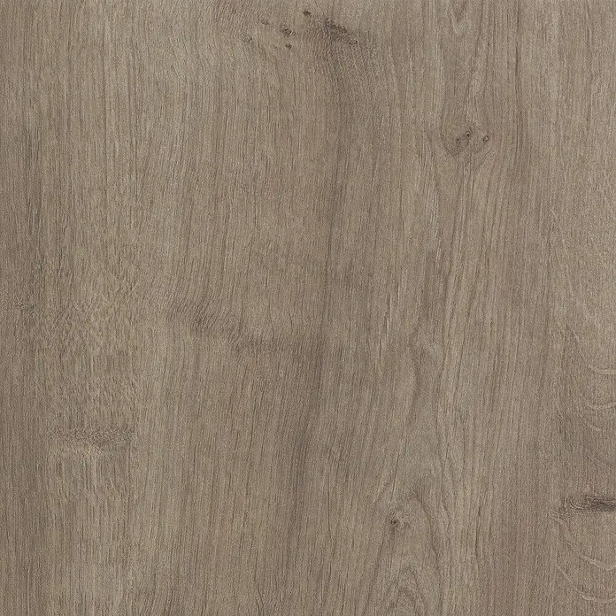 Resopal Basic Küchenarbeitsplatte nach Maß - Kingsbury Oak, Stärke: 3,8 cm, Breite: 60 cm - Detailaufnahme einer Holzplatte mit feiner Maserung in warmen Brauntönen, ideal für Möbeldesign und Innenausstattung.