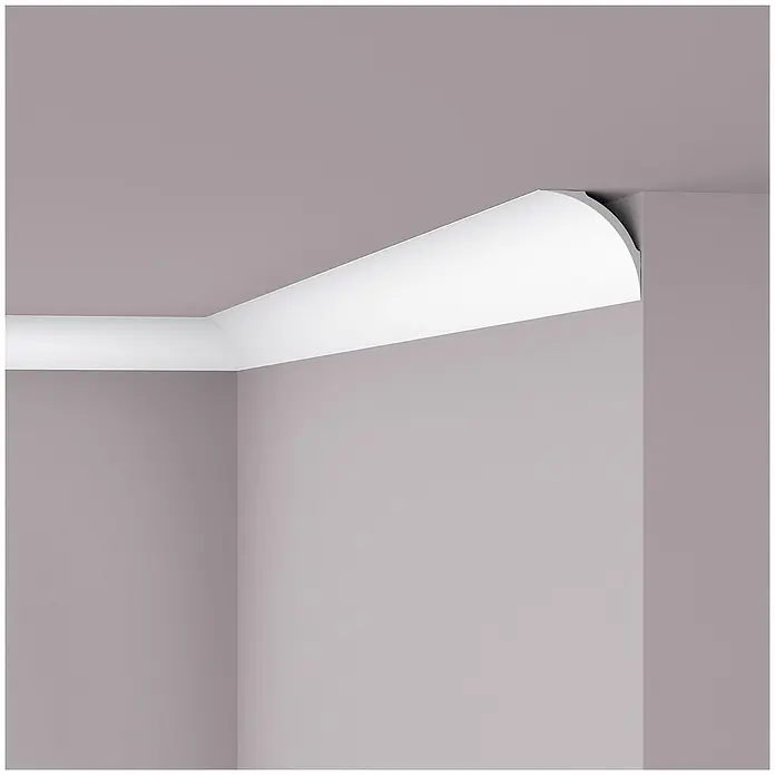 NOEL & MARQUET Eckleiste NE4 PURE LxBxH: 200 x 10 x 10 cm 1 Stk. weiß - 