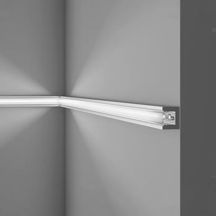 NOEL & MARQUET Eckleiste IL12 LxBxH: 200 x 2 x 2.5 cm 1 Stk. grau - 