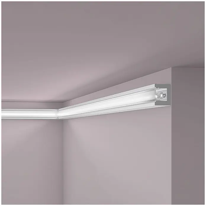 NOEL & MARQUET Eckleiste IL12 LxBxH: 200 x 2 x 2.5 cm 1 Stk. grau - 